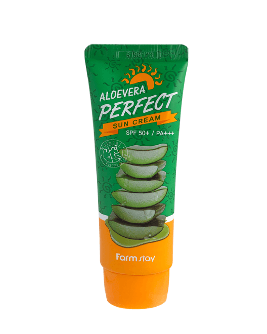 FarmStay Cremă cu protecție solară pentru față și corp Aloe Vera Perfect Sun Cream SPF 50+, 70 ml