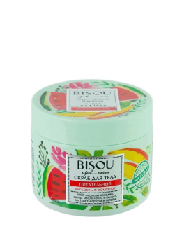 BISOU Питательный скраб для тела Watermelon-Mango, 350 мл