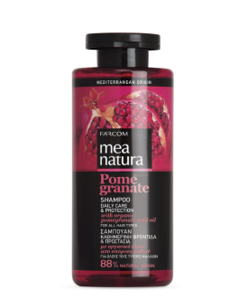 Farcom Шампунь для всех типов волос с экстрактом граната Mea Natura Pomegranate Shampoo All Hair Types, 300 мл