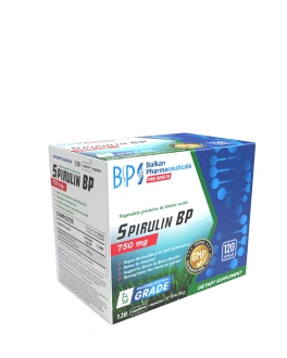 Balkan Pharmaceuticals Supliment alimentar Spirulin BP, 120 caps