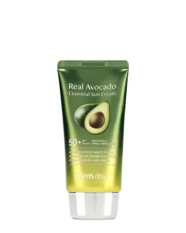 FarmStay Солнцезащитный крем Real Avocado Essential SPF 50+ PA++++, 70 г