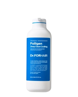 Dr.FORHAIR Șampon de curățare profundă pentru păr Folligen Deep Clean Cooling, 300 ml