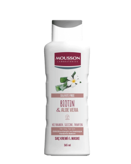 Mousson Кондиционер-маска против выпадения волос Biotin and Aloe Vera, 365 мл