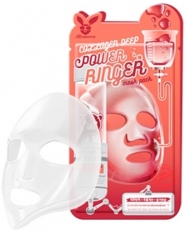 Elizavecca Mască din țesătură pentru față Collagen Deep Power Ringer, 1 buc