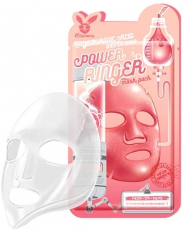 Elizavecca Mască din țesătură cu acid hialuronic pentru față Hyaluronic Acid Water Deep Power Ring Mask Pack, 1 buc
