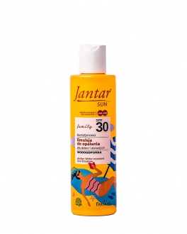 Farmona Emulsie cu protectie solara rezistenta la apa pentru intreaga familie Jantar Sun Amber SPF 30, 200 ml