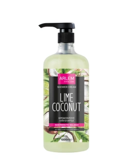 Farcom Крем-гель для душа Arlem Lime Coconut, 1000 мл