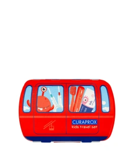 CURAPROX Kids Set de călătorie pentru copii Red, 3 buc