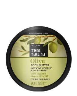 Farcom Cremă- ulei pentru corp cu extract de ulei de măsline Mea Natura Olive Body Butter, 250 ml
