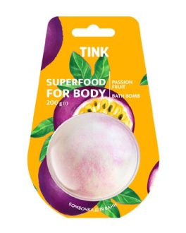 Tink Бомбочка-гейзер для ванны Маракуйя Bath Bomb Passion Fruit 200 g