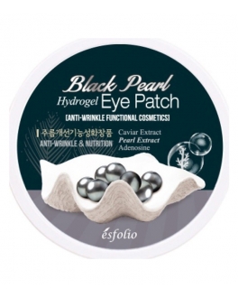 Esfolio Pach-uri cu hidrogel cu extract de perle negre pentru zona din jurul ochilor Black Pearl Hydrogel Eye Patch , 60pcs