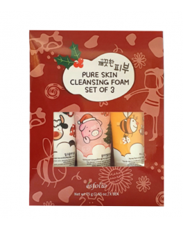 Esfolio Set pentru curatirea fetei Pure Skin Cleansing Foam Set Of 3