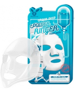 Elizavecca Mască din țesătură pentru hidratarea intensă a pielii uscate și deshidratate Aqua Deep Power Ringer, 1 buc