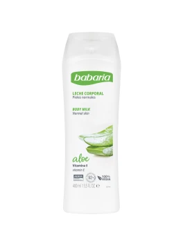 Babaria Lapte de corp Aloe, 400 ml