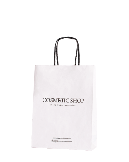 Cosmetic Shop Pungă de hârtie medie, 23,5 x 18 x 8 cm