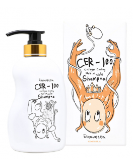 Elizavecca Șampon cu colagen pentru păr CER-100 Collagen Coating Hair Muscle Shampoo, 500 ml