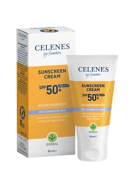 CELENES Солнцезащитный крем Herbal SPF 50+ PA++++, 50 мл