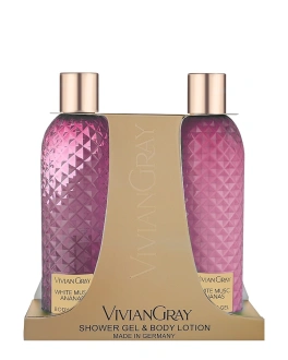 Vivian Gray Set pentru corp Gemstone White Musc Ananas, 2 buc