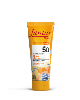 Farmona Cremă cu protecție solară pentru față cu esență de chihlimbar Jantar Sun Amber Moisturizing Face Cream SPF50, 50 ml