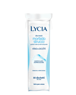 Lycia Discuri de bumbac Gentle Make-up Removal, 80 buc