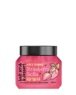 BISOU Смягчающий скраб для тела Strawberry-Sicilia Softness, 250 мл