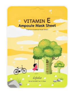 Esfolio Mască hidratantă din țesătură Vitamin E, 1 buc