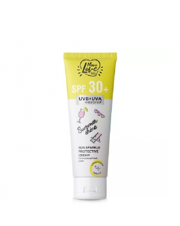 BISOU Солнцезащитный крем с мерцающим эффектом Monolove Bio Spf 30+ Summer Time, 100 ml