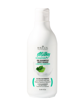 Brelil Șampon revigorant și revitalizant cu proteine ​​​​din lapte și mentă BB Shampoo Gourmand Mint, 250 ml