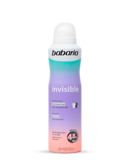 Babaria Deodorant-spray pentru piele sensibilă Invisible, 200 ml