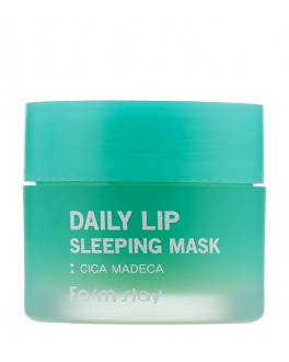 Farmstay Маска для губ ночная с центеллой Daily lip sleeping mask cica madeca