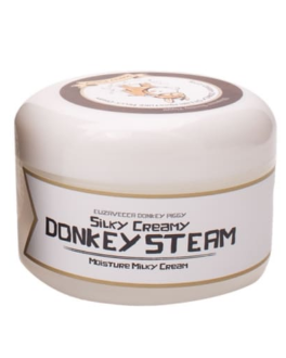 Elizavecca Cremă hidratantă cu lapte de măgariță Silky Creamy Donkey Steam Moisture Milky Cream, 100 ml
