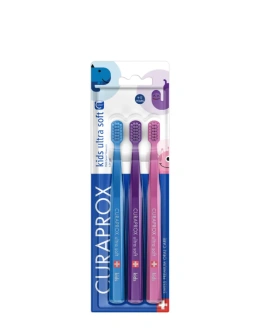 CURAPROX Kids Set periuțe de dinți Ultra Soft Trio, 3 buc