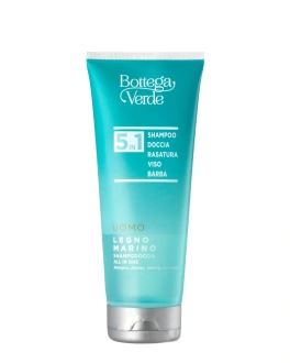 Bottega Verde Produs universal 5 în 1 pentru bărbați Legno Marino, 200 ml