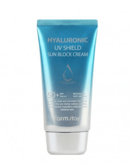 FarmStay Гиалуроновый солнцезащитный крем Hyaluronic UV Shield Sun Block Cream SPF 50+ PA+++, 70 г