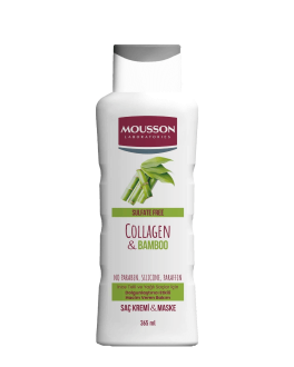 Mousson Condiționer-mască pentru volumul părului Collagen and Bamboo, 365 ml