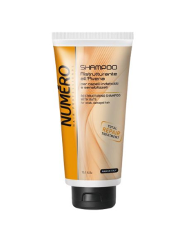 Brelil Șampon revitalizant pentru păr cu extract de ovăz Numero Restructuring Shampoo with Oats