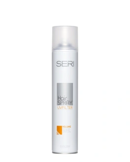 Farcom Лак для волос с сильной фиксацией Seri Hair Spray UV Filter Anti- Frizz Protection Volume, 400 мл