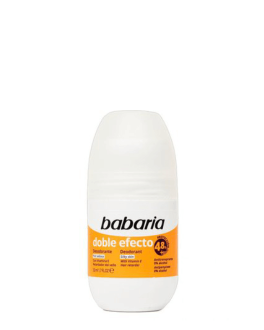 Babaria Deodorant roll- on dublu efect Deodorant Roll On Doble Efecto, 50 ml