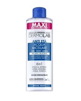 Dermolab Apa micelara cu acid hialuronic pentru fata Anti-aging water 6 in 1, 400 ml