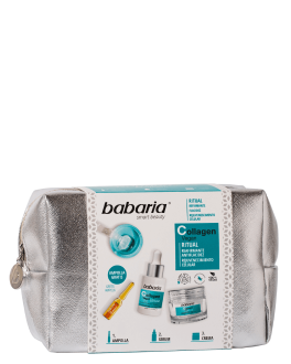 Babaria Набор для интенсивного ухода за кожей лица с коллагеном Collagen Vegan Intensive Skin Care Set, 3 шт