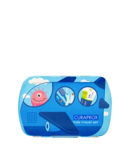 CURAPROX Kids Set de călătorie pentru copii Blue, 3 buc
