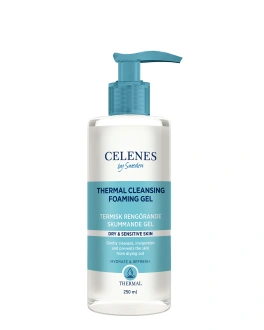 CELENES Gel de curățare pentru față Thermal Dry and Sensitive Skin, 250 ml