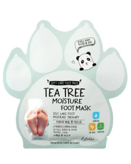 Esfolio Mască hidratantă pentru picioare cu extract de arbore de ceai Tea Tree Moisture Foot Mask, 1 buc