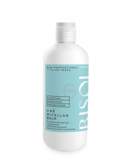 BISOU Тающий мицеллярный себобалансирующий бальзам для всех типов волос till 72 HR FRESH, 285 ml