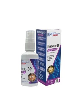 Balkan Pharmaceuticals Produs pentru stimularea creșterii părului Minoxidil-BP 5%, 50 ml
