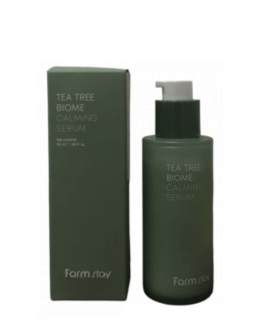 FarmStay Ser calmant cu arbore de ceai Tea Tree Biome Calming Serum, 50 ml