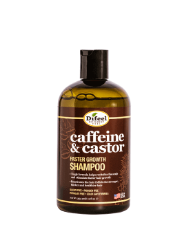 Difeel Șampon pentru creșterea rapidă a părului Caffeine and Castor, 355 ml