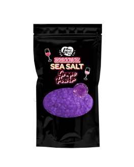 BISOU Морская соль-шиммер для ванны Grape Power, 250 gr