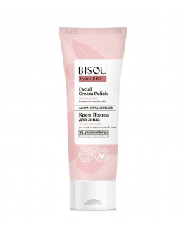 BISOU Cremă-polish de față hidratantă pentru pielea uscată și sensibilă Facial Cream Polish, 110 ml