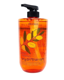 Deoproce Șampon cu ulei de argan marocan pentru curățarea delicată a părului Argan Therapy Moist Shampoo , 1000 ml